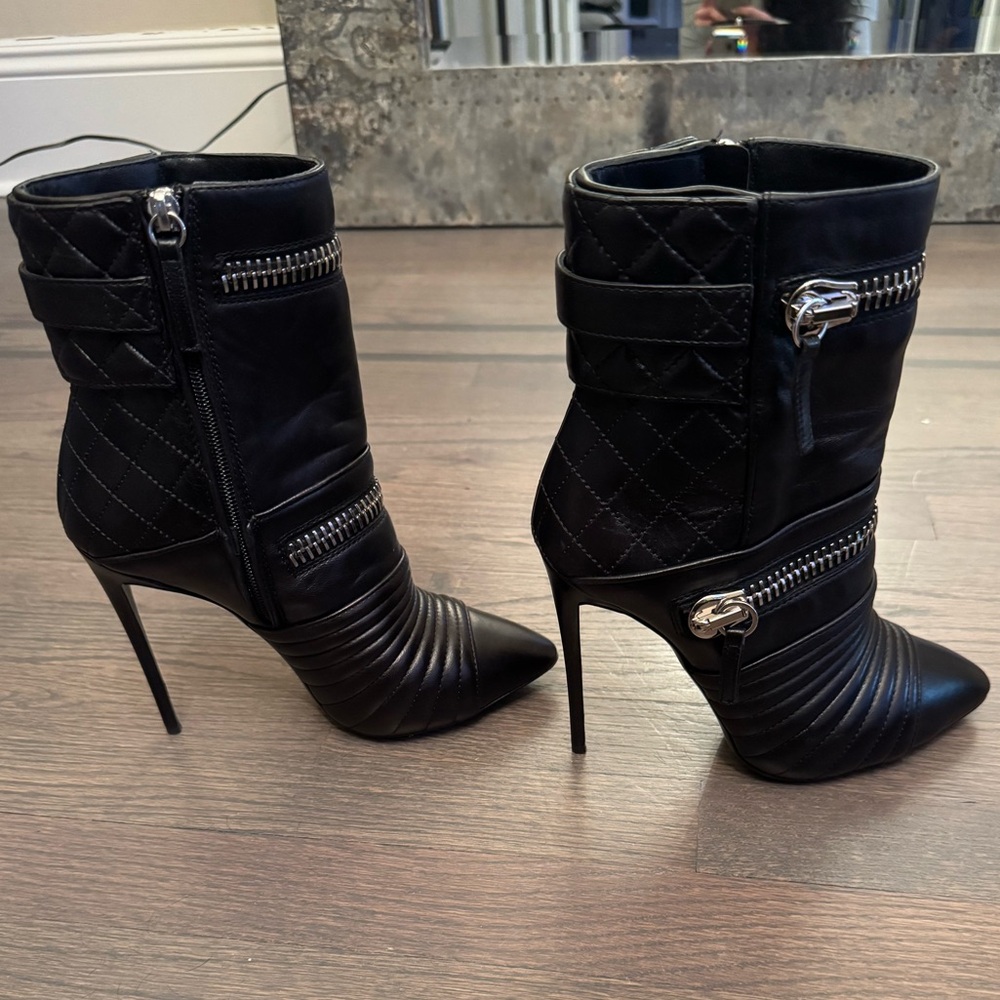 Giuseppe Zanotti black heeled boots